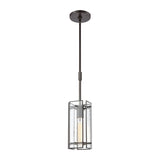 Hyde Park 5'' Wide 1-Light Mini Pendant - Oil Rubbed Bronze 32391/1 Elk Lighting