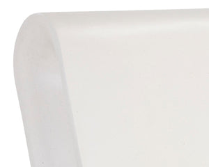 Sunpan ODYSSEY Lounge Chair - Sculptural White Seating for Modern Spaces, Ergonomic Comfort & Style 106445