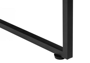 English Elm Bookshelf, 5-Tier Slanted Etagere with V-Shaped Open Shelves, Slim Black Metal Frame, 60" H taupe 39 L x 13 W x 7 H B2710P218981