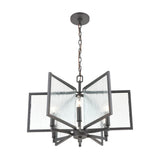 Inversion 25'' Wide 6-Light Chandelier - Charcoal 32421/6 Elk Lighting