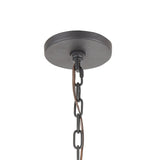 Inversion 25'' Wide 6-Light Chandelier - Charcoal 32421/6 Elk Lighting