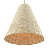 Abaca 17'' Wide 1-Light Pendant - Textured White 32456/1 Elk Lighting