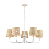 Abaca 34'' Wide 5-Light Chandelier