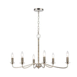 Abaca 32'' Wide 6-Light Chandelier