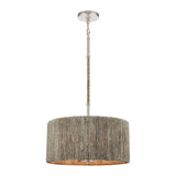 Abaca 18'' Wide 4-Light Chandelier