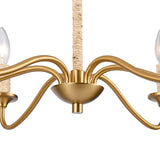 Abaca 32'' Wide 6-Light Chandelier - Brushed Gold 32485/6 Elk Lighting