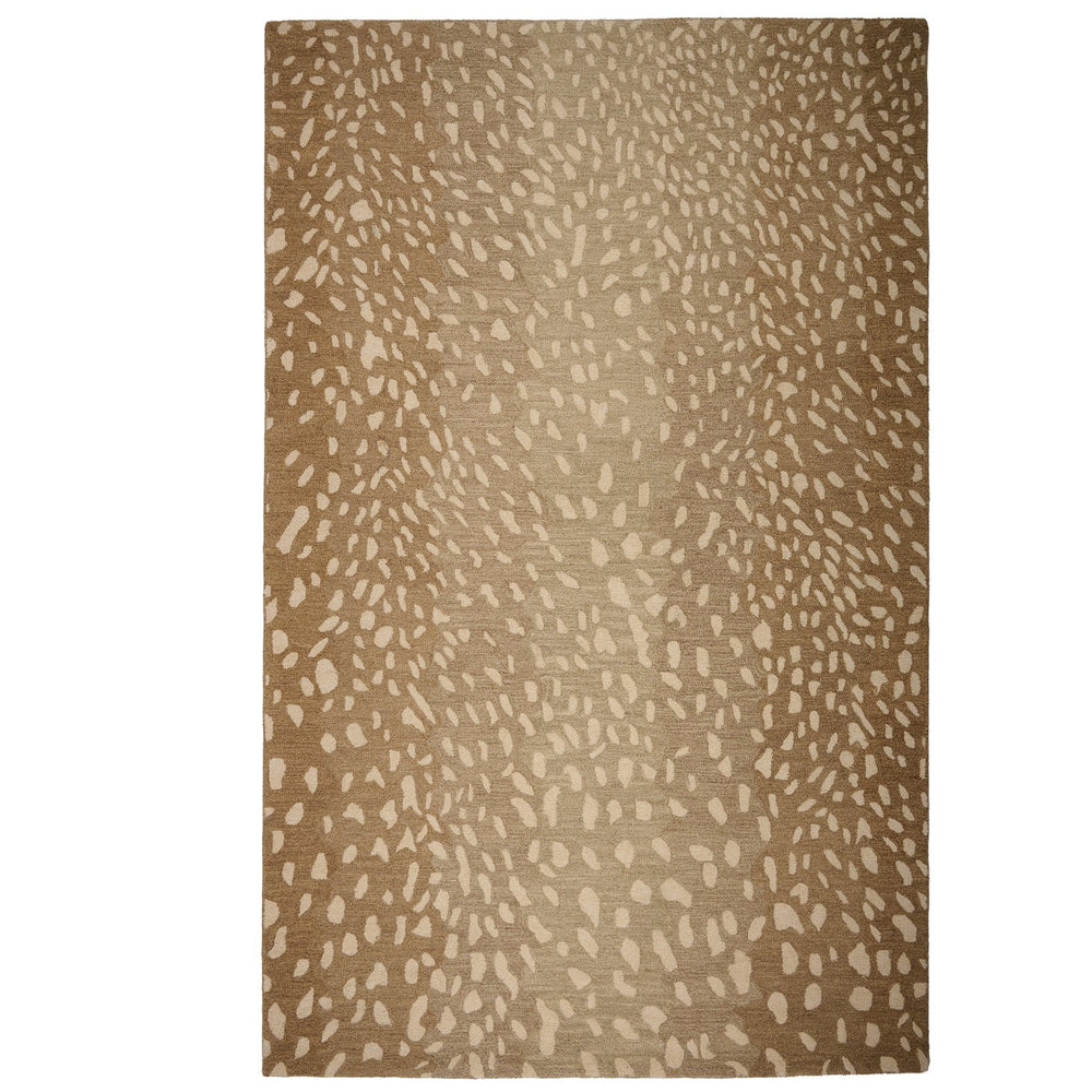 Capel Rugs Serengeti-antelope Hand-tufted Wool Area Rug - Nature-inspired Patterns For Modern Living Spaces Beige, Tan 100% Wool 3252rs09001200700