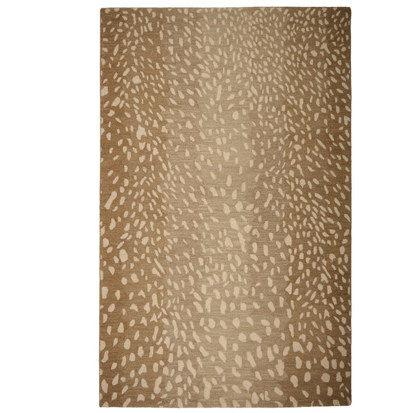 Capel Rugs Serengeti-antelope Hand-tufted Wool Area Rug - Nature-inspired Patterns For Modern Living Spaces Beige, Tan 100% Wool 3252rs09001200700