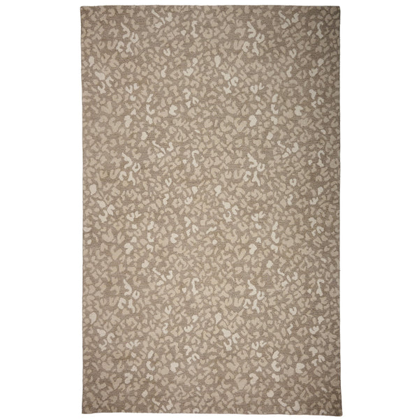 Capel Rugs Serengeti-cheetah Hand-tufted Wool Rug - Nature-inspired Design For Sophisticated Interiors Ash, Tan 100% Wool 3253rs09001200660