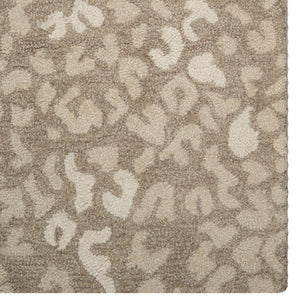 Capel Rugs Serengeti-cheetah Hand-tufted Wool Rug - Nature-inspired Design For Sophisticated Interiors Ash, Tan 100% Wool 3253rs09001200660