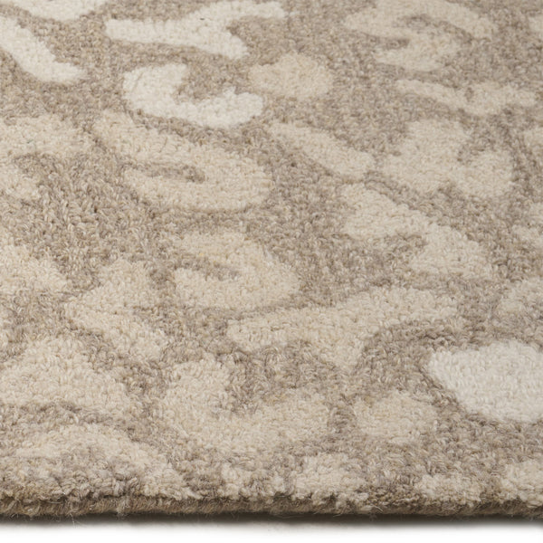 Capel Rugs Serengeti-cheetah Hand-tufted Wool Rug - Nature-inspired Design For Sophisticated Interiors Ash, Tan 100% Wool 3253rs09001200660