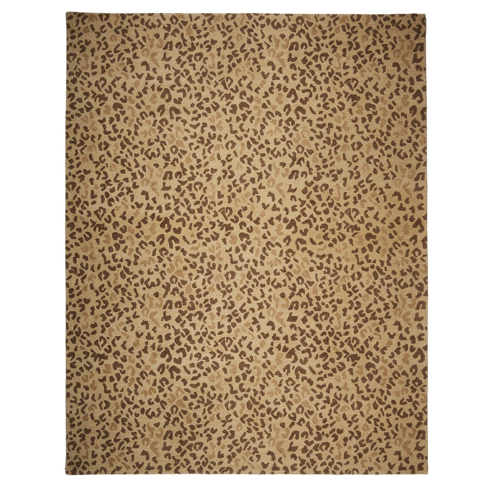 Capel Rugs Serengeti-cheetah Hand-tufted Wool Rug - Nature-inspired Design For Sophisticated Interiors Plains, Brown 100% Wool 3253rs07091000750