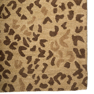 Capel Rugs Serengeti-cheetah Hand-tufted Wool Rug - Nature-inspired Design For Sophisticated Interiors Plains, Brown 100% Wool 3253rs07091000750