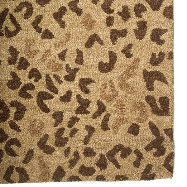 Capel Rugs Serengeti-cheetah Hand-tufted Wool Rug - Nature-inspired Design For Sophisticated Interiors Plains, Brown 100% Wool 3253rs07091000750