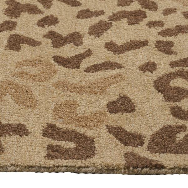 Capel Rugs Serengeti-cheetah Hand-tufted Wool Rug - Nature-inspired Design For Sophisticated Interiors Plains, Brown 100% Wool 3253rs07091000750