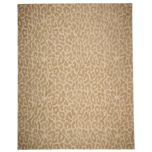 Capel Rugs Serengeti-leopard Hand-tufted Wool Area Rug - Nature-inspired Design For Elegant Interiors Natural, Tan 100% Wool 3254rs09001200600