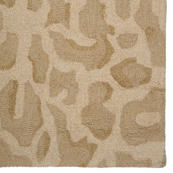 Capel Rugs Serengeti-leopard Hand-tufted Wool Area Rug - Nature-inspired Design For Elegant Interiors Natural, Tan 100% Wool 3254rs09001200600