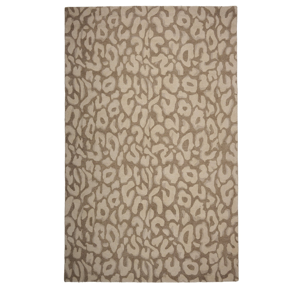 Capel Rugs Serengeti-leopard Hand-tufted Wool Area Rug - Nature-inspired Design For Elegant Interiors Taupe, Tan 100% Wool 3254rs02060800770