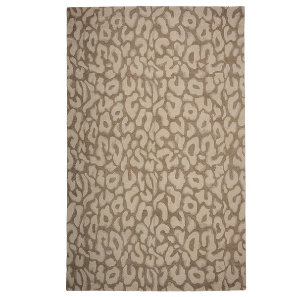 Capel Rugs Serengeti-leopard Hand-tufted Wool Area Rug - Nature-inspired Design For Elegant Interiors Taupe, Tan 100% Wool 3254rs02060800770