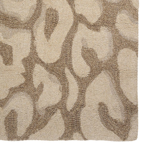 Capel Rugs Serengeti-leopard Hand-tufted Wool Area Rug - Nature-inspired Design For Elegant Interiors Taupe, Tan 100% Wool 3254rs02060800770