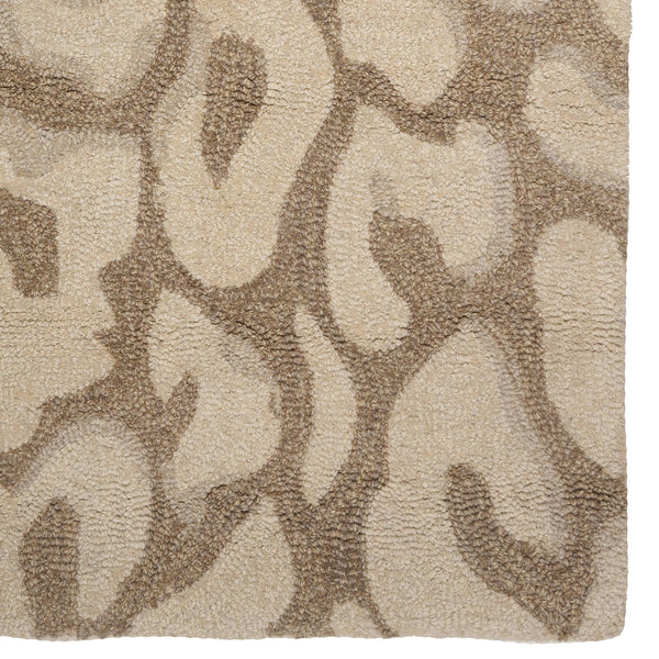 Capel Rugs Serengeti-leopard Hand-tufted Wool Area Rug - Nature-inspired Design For Elegant Interiors Taupe, Tan 100% Wool 3254rs02060800770