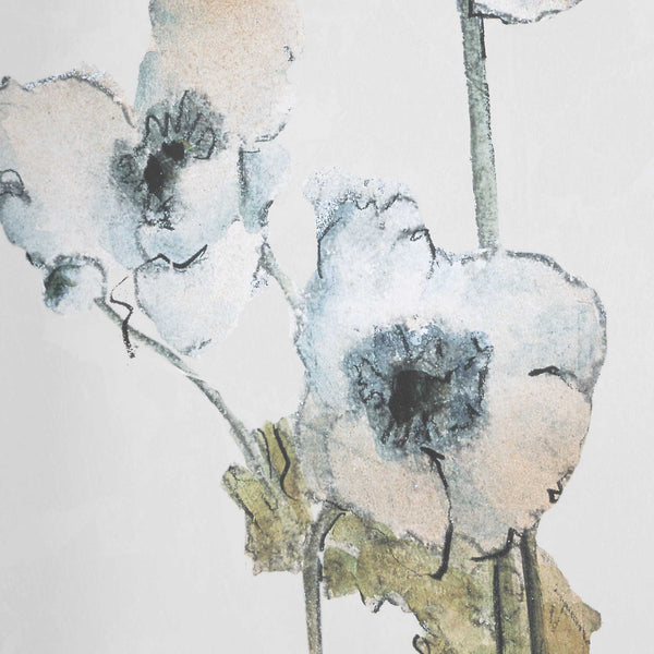 Uttermost Botanical Watercolor Floral Wall Art Set of Two Oak Framed Prints