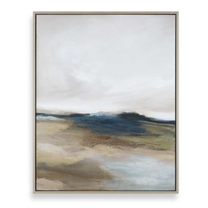 Uttermost Uttermost Hand-painted Landscape Canvas Art with Oak Floating Frame Gallery Wall 32549