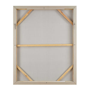 Uttermost Hand-painted Landscape Canvas Art with Oak Floating Frame Gallery Wall