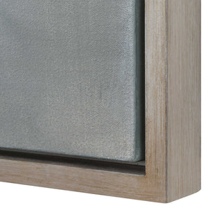 Uttermost Abstract Seascape Canvas Art Gold Floating Frame Handcrafted Wall Decor