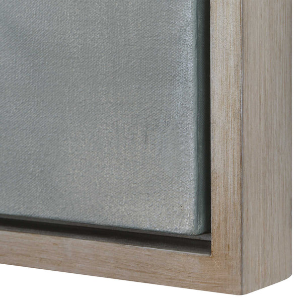 Uttermost Abstract Seascape Canvas Art Gold Floating Frame Handcrafted Wall Decor
