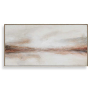 Uttermost Uttermost Hand-painted Abstract Landscape Art Oak Framed Atmospheric Wall Decor 32551