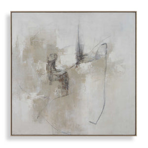Uttermost Uttermost Hand-painted Abstract Canvas Art with Pine Frame for Modern Interiors 32552