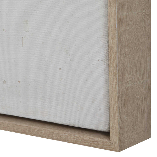Uttermost Hand-painted Abstract Canvas Art with Pine Frame for Modern Interiors