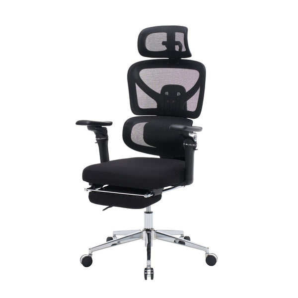 English Elm Ergonomic Mesh Home Office Chair with Massage Lumbar 6d Arms and 4d Headrest W2069P454356