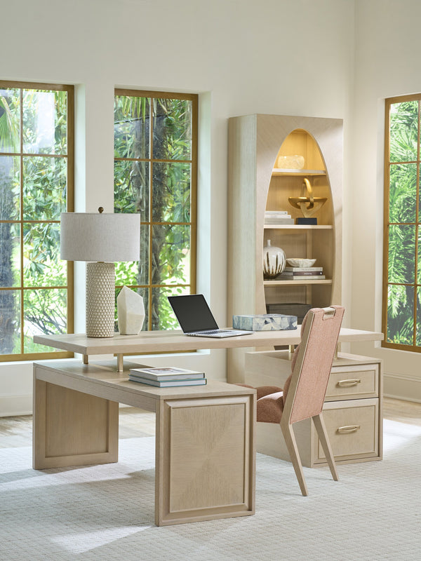 Lexington Sligh Apogee Modular Top - Versatile Design With Mahogany Solids, Perfect For Contemporary Home Offices Sandscape Wood 325-420