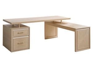 Lexington Sligh Apogee Modular Top - Versatile Design With Mahogany Solids, Perfect For Contemporary Home Offices Sandscape Wood 325-420