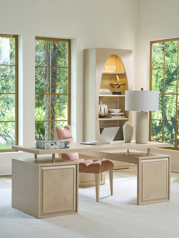 Lexington Sligh Apogee Modular Top - Versatile Design With Mahogany Solids, Perfect For Contemporary Home Offices Sandscape Wood 325-420