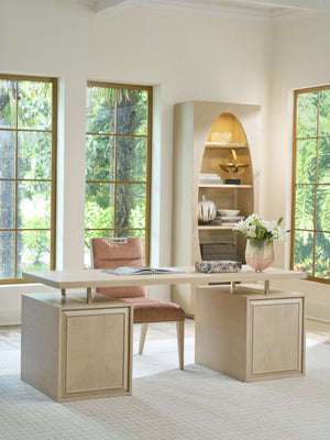 Lexington Sligh Apogee Modular Top - Versatile Design With Mahogany Solids, Perfect For Contemporary Home Offices Sandscape Wood 325-420