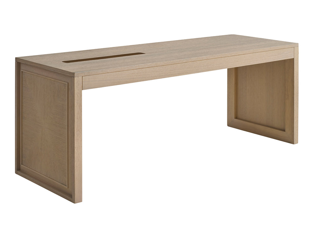 Lexington Sligh Apogee Modular Return - Elegant Mahogany Design With Decorative Metal Insert For Versatile Use Sandscape Wood 325-421