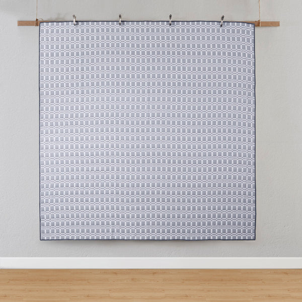 JLA Home Madison Park - 3 Piece Reversible Matelasse Coverlet Set – Lightweight Checked Texture, Machine Washable, Year-Round Layering Grey MP13-8308