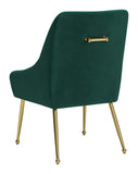 Maxine Dining Chair Green & Gold 109716 Zuo Modern