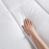 Madison Park Winfield Casual 300 Thread Count Cotton Shell Luxury Down Alternative Comforter MP10-1247 White