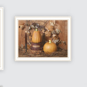 English Elm Trendy Decor 4u Billy Jacobs Folk Art Harvest Two Piece White Framed Print Set B067P254121