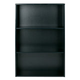 OSP Home Furnishings Prado 48" 3-Shelf BookCase Black