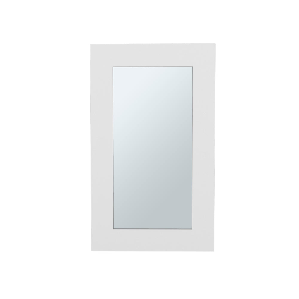 English Elm Medicine Cabinet Sanford White Mirrored Door 3 Shelves Compact Engineered Wood Modern Storage B092P238732