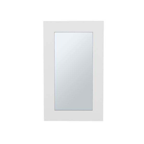 English Elm Medicine Cabinet Sanford White Mirrored Door 3 Shelves Compact Engineered Wood Modern Storage B092P238732