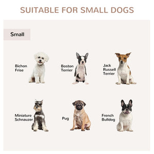 English Elm Pawhut Wooden Dog Crate End Table with Triple Doors for Small Breeds Indoor Use W2225P229092