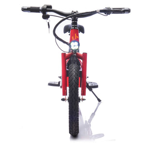 English Elm 24v Kids Electric Dirt Bike 300w Motor 16in Pneumatic Tires Adjustable Seat Ages 5 to 12 Red W1578P335446
