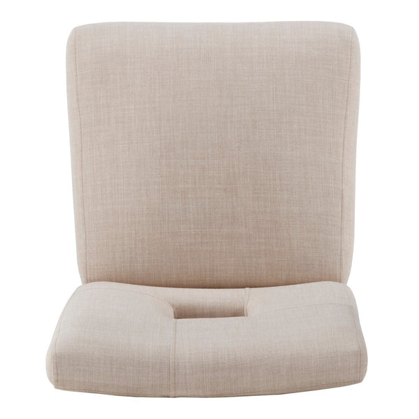 Breanne Upholstered Keyhole Back Dining Chair Set with Rubberwood Legs Modern Style