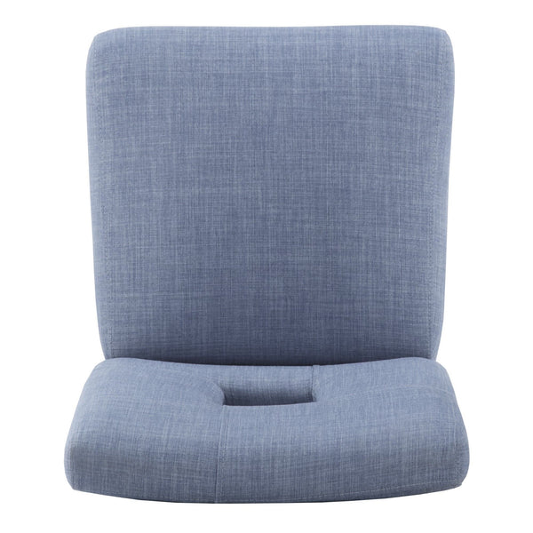 Breanne Upholstered Keyhole Back Dining Chair Set with Rubberwood Legs Modern Style
